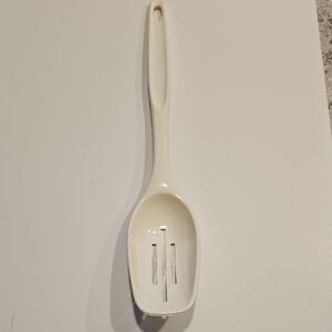 FOLEY SERVING SPOON WHITE PLASTIC 11"